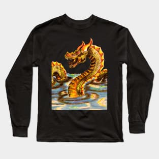 Hand-drawn Dragon Long Sleeve T-Shirt